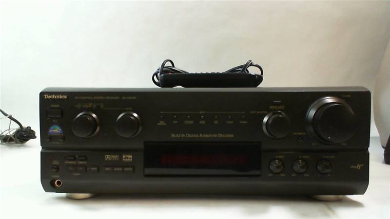 lot 425 image: Technics SA-DX930 AV control stereo receiver with remote & power cable