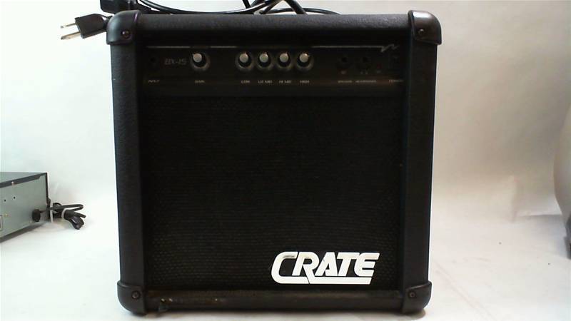 lot 437 image: Crate Model BX15 practice guitar amplifier