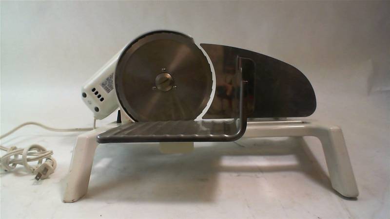 lot 448 image: Rival brand meat slicer with 6 inch blade