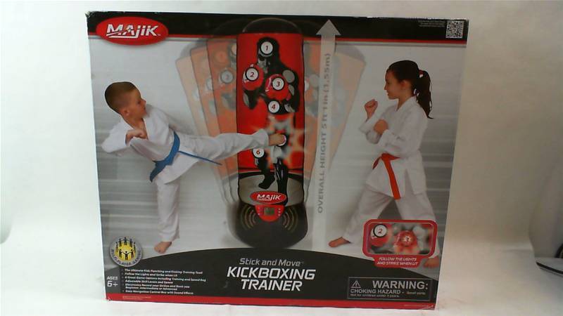 lot 461 image: Majik Stick and Move kickboxing trainer Excellent condition in open box