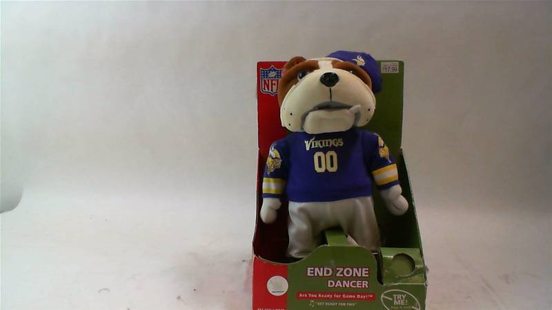 lot 466 image: Minnesota Vikings End Zone Dancer Bulldog