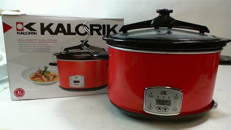 lot 477 image: Kalorik 8Qt. Slow Cooker