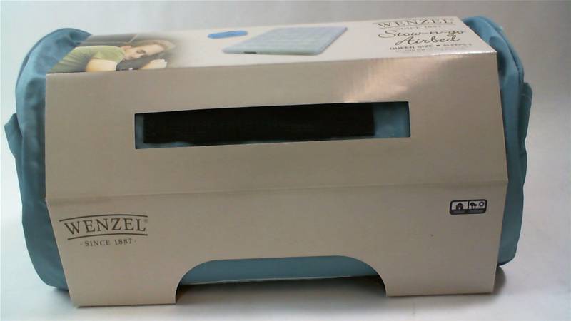 lot 536 image: Wenzel Stow-n-Go Queen Size Inflatable Airbed model 8227116 new in box