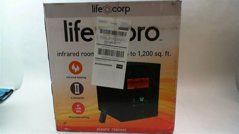 lot 537 image: Life Corp Life Pro Model LS1002HH infrared space heater comfort up to 1,200 square feet Excellent condition open box