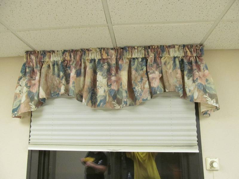 valance and blinds