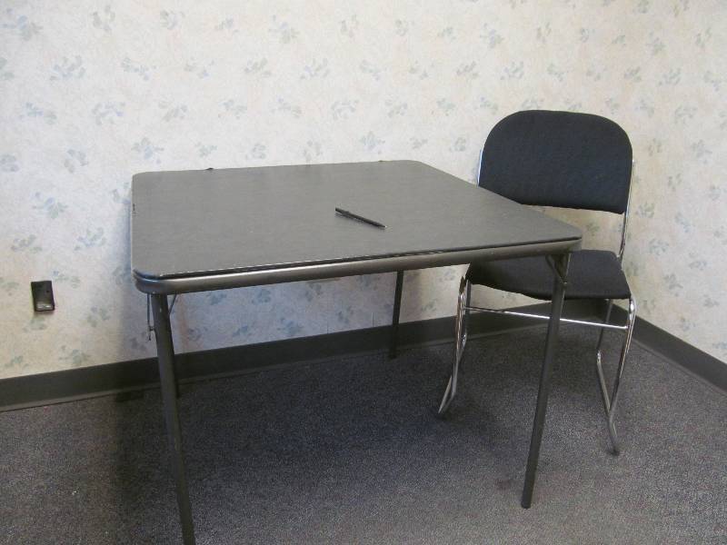 card table,chair