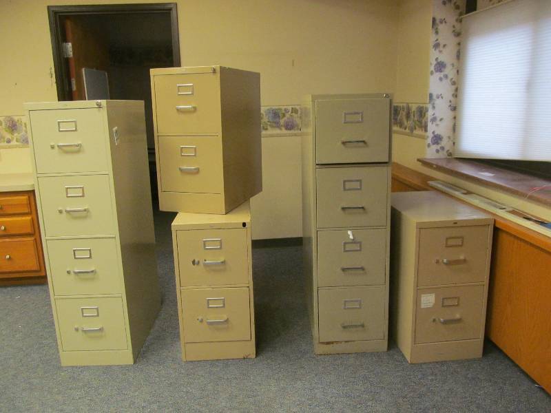 filing cabinets