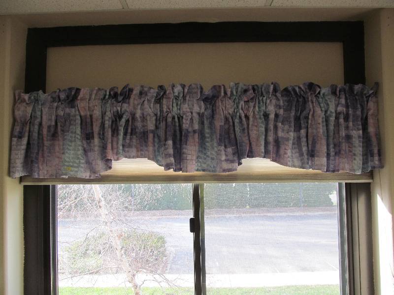 valance and blinds