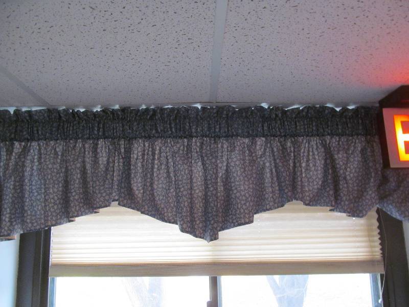 valance and blinds