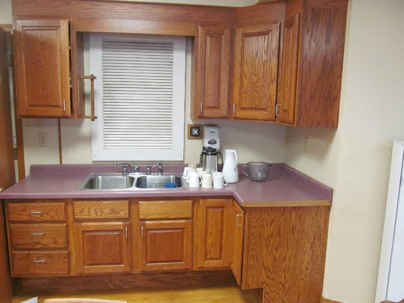 kitchen sink area