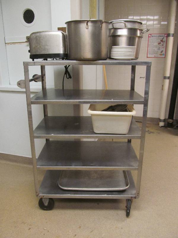 stainless steel cart