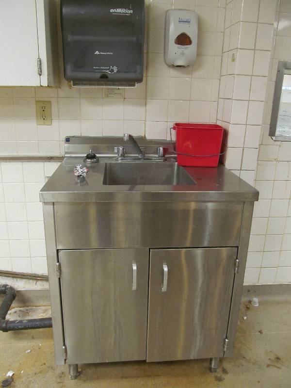 stainless steel wash sink