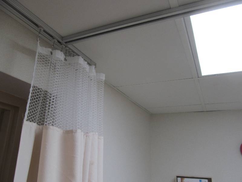 divider curtain and track