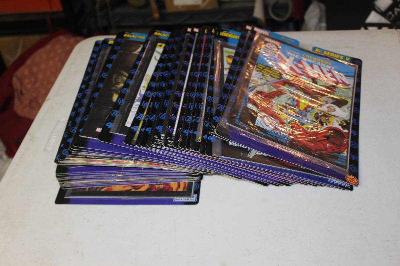 lot 12 image: Lot of (25) Marvel Comics Collector Cards