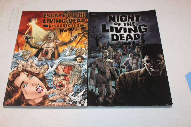 lot 21 image: Lot of (2) Escape of the Living Dead Resurrected, Night of the Living Dead Comic Books