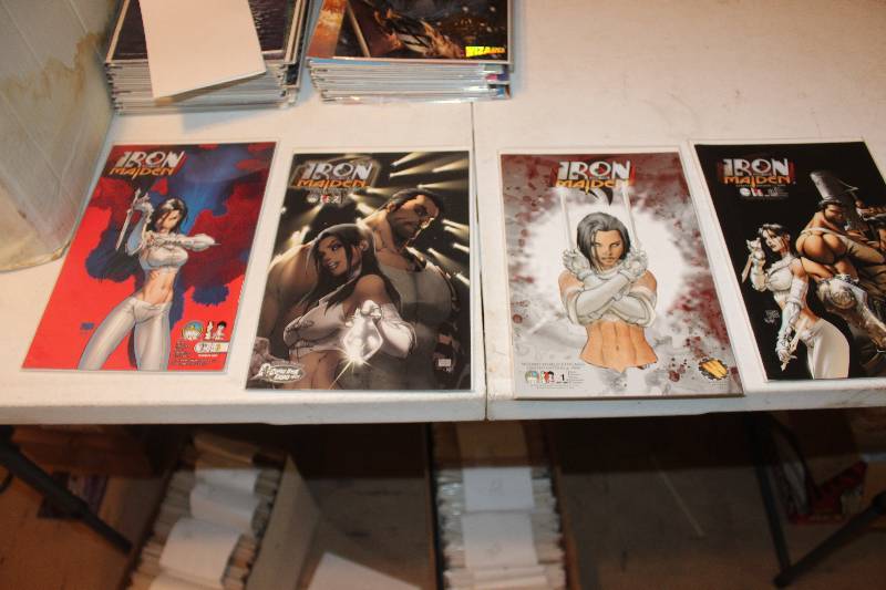 lot 44 image: Lot of (4) Canadian National Comics Iron and the Maiden Comic Books