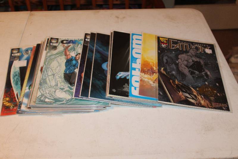lot 43 image: Lot of (21) Aspen Comics Fathom, Cannon Comic Books