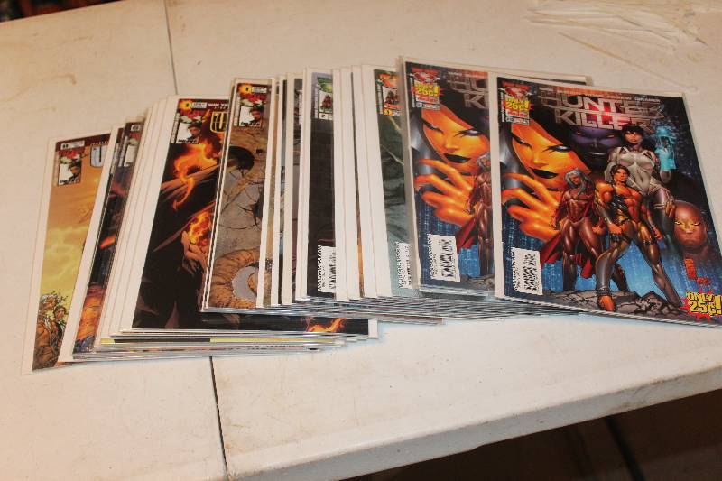 lot 104 image: Lot of (25) Top Cow Comics HunterKiller, Universe Comic Books