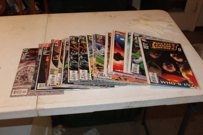 lot 59 image: Lot of (30) DC Comics Monolith, Iron Lantern, Justice League of America, Spider-man, The Thing, Spider-boy, Magneto, Super Soldier, Speed Demon Comic Books