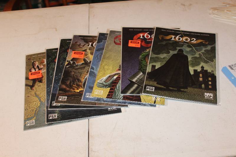 lot 66 image: Lot of (9) Marvel Comics 1602 Comic Books