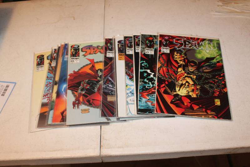 lot 71 image: Lot of (15) Image Comics Spawn Comic Books
