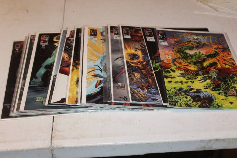 lot 73 image: Lot of (15) Image Comics Spawn Comic Books