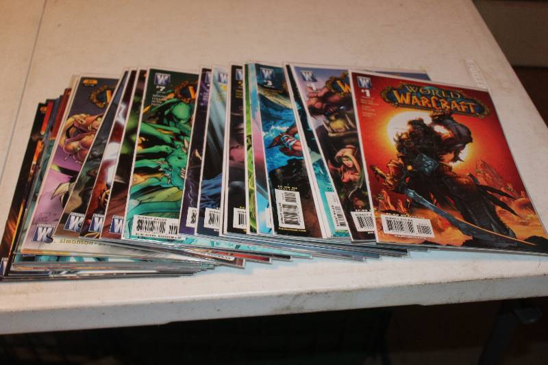 lot 91 image: Lot of (33) Wildstorm Comics World of Warcraft Comic Books