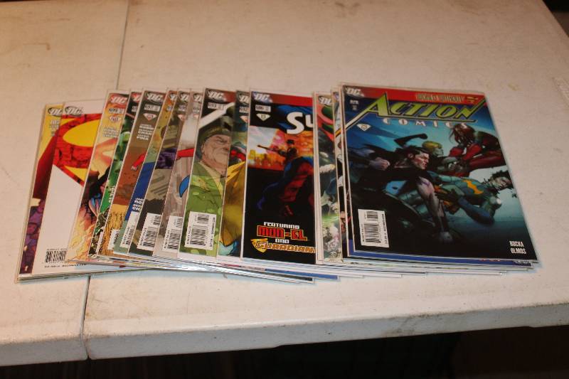 lot 95 image: Lot of (21) DC Comics Superman Comic Books