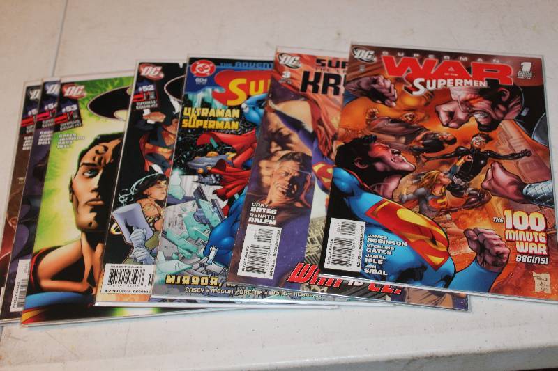 lot 98 image: Lot of (7) DC Comics Superman Comic Books