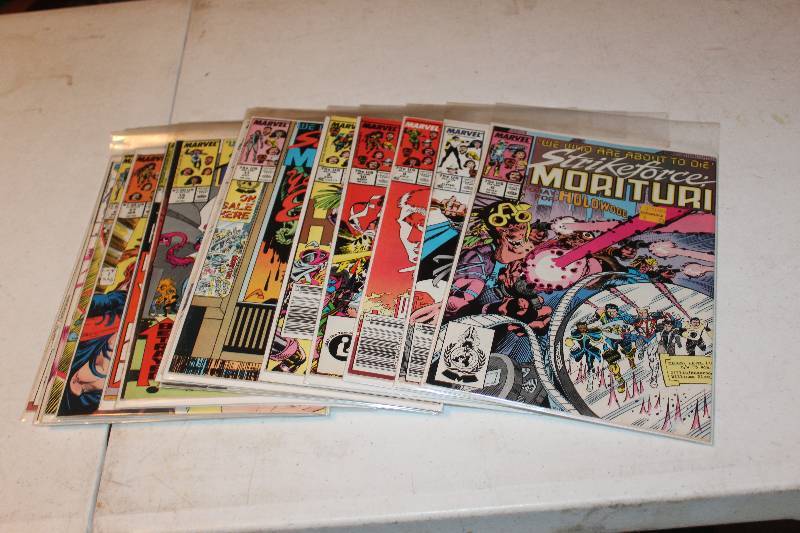 lot 99 image: Lot of (15) Marvel Comics Strikeforce Morituri Comic Books