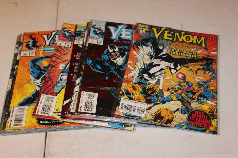 lot 100 image: Lot of (13) Marvel Comics Venom Comic Books