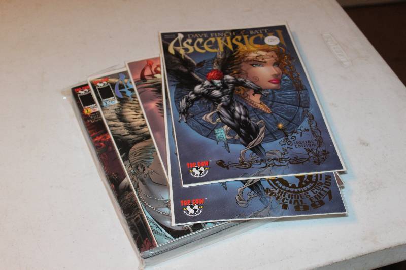 lot 102 image: Lot of (16) Signed Top Cow Comics Ascension Comic Books w Certificate of Authenticity