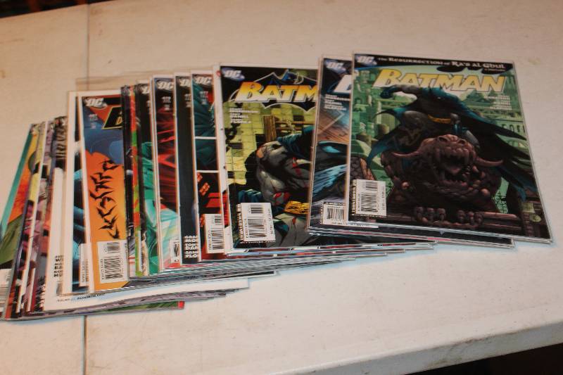 lot 107 image: Lot of (52) DC Comics Batman Comic Books w Signed