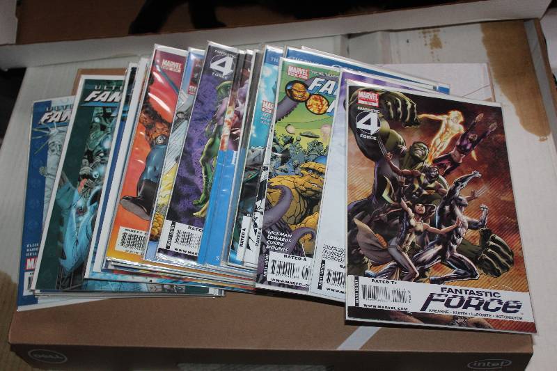 lot 139 image: Lot of (36) Marvel Comics Fantastic Four Comic Books w Sleeves, Signed