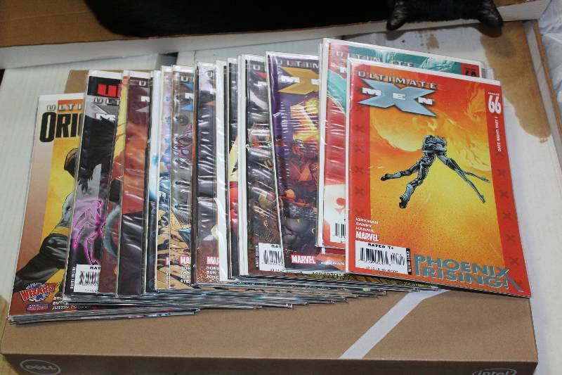 lot 145 image: Lot of (40) Marvel Comics Ultimate X-Men, Origins Comic Books w Sleeves