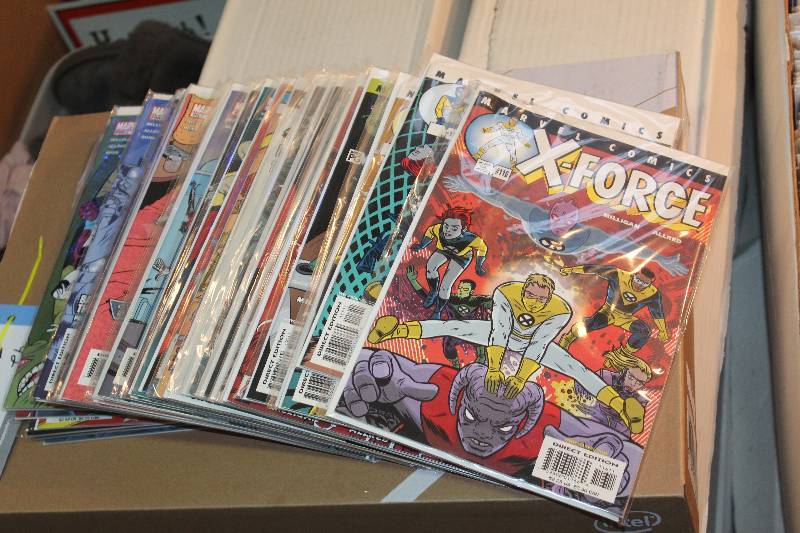 lot 155 image: Lot of (37) Marvel Comics X-Men, X-Force, X-Statix Comic Books w Certificates, Sleeves