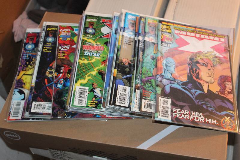 lot 156 image: Lot of (31) Marvel Comics Mutant-X Comic Books w Certificates, Sleeves
