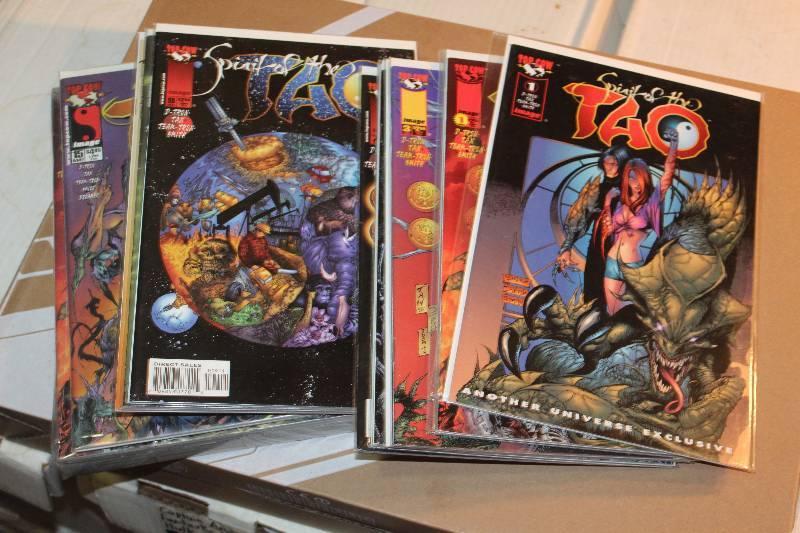 lot 210 image: Lot of (27) Top Cow Comics Spirit of the Tao Comic Books w Signed, Sleeves