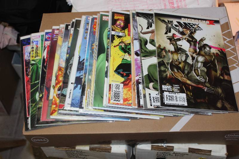 lot 167 image: Lot of (29) Marvel Comics X-Men Comic Books w Signed, Sleeves
