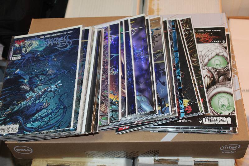 lot 171 image: Lot of (40) Marvel Comics The Darkness Comic Books w Signed, Sleeves