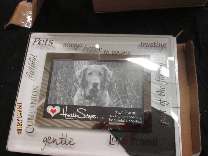 3 New Glass Picture Frames in opene...