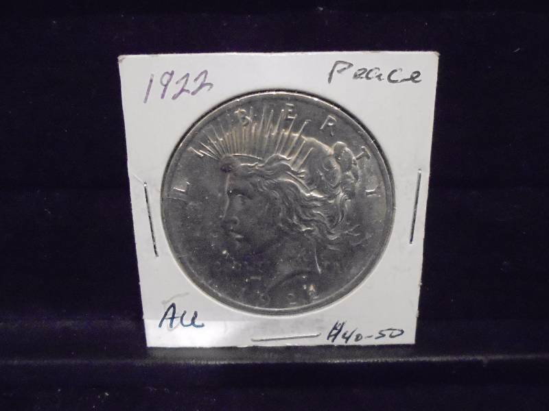 1922 Silver Peace Dollar, 90% Silver