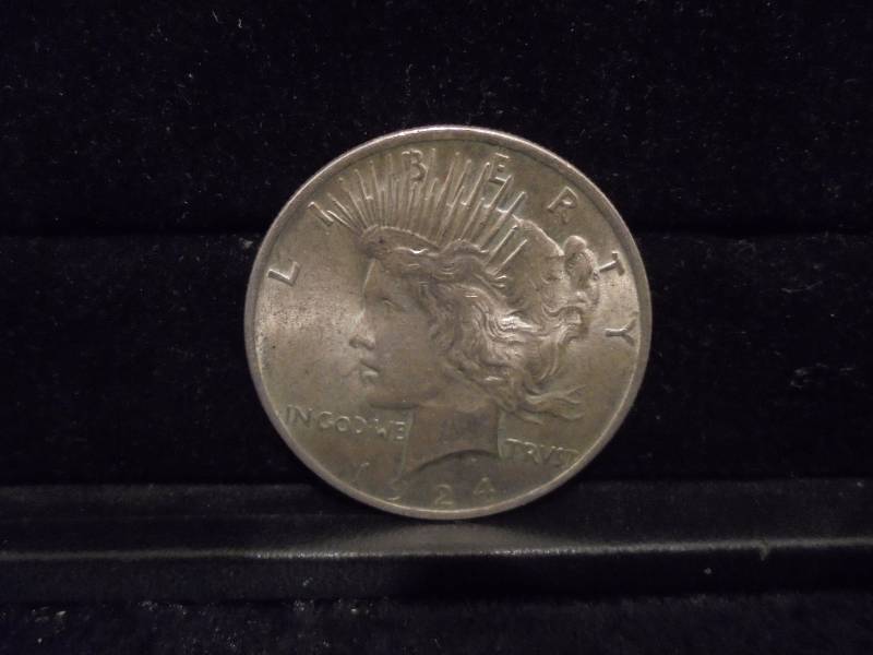 1924 Silver Peace Dollar, 90% Silver
