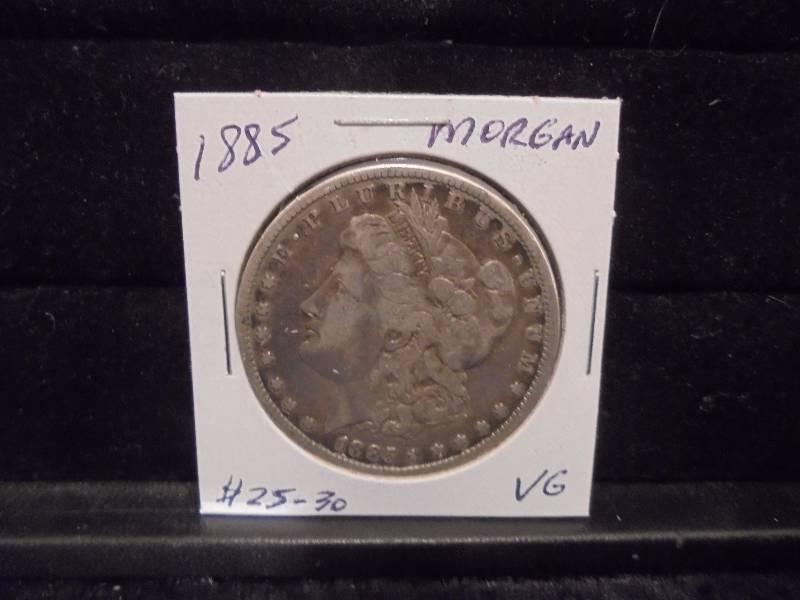 1885 Morgan Silver Dollar, 90% Silver