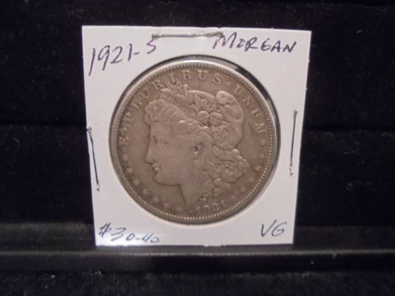 1921S Morgan Silver Dollar, 90% Silver