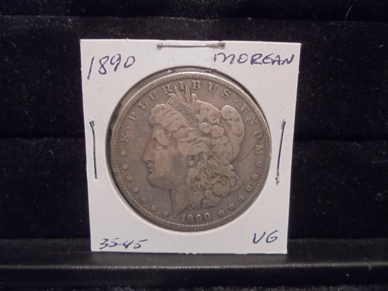 1890 Morgan Silver Dollar, 90% Silver