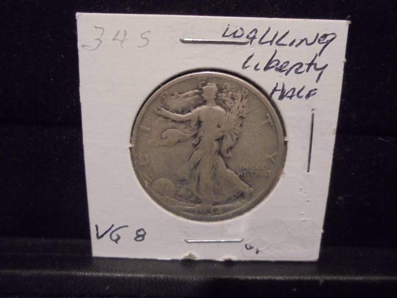 1934S Walking Liberty Half Dollar, 90% Silver