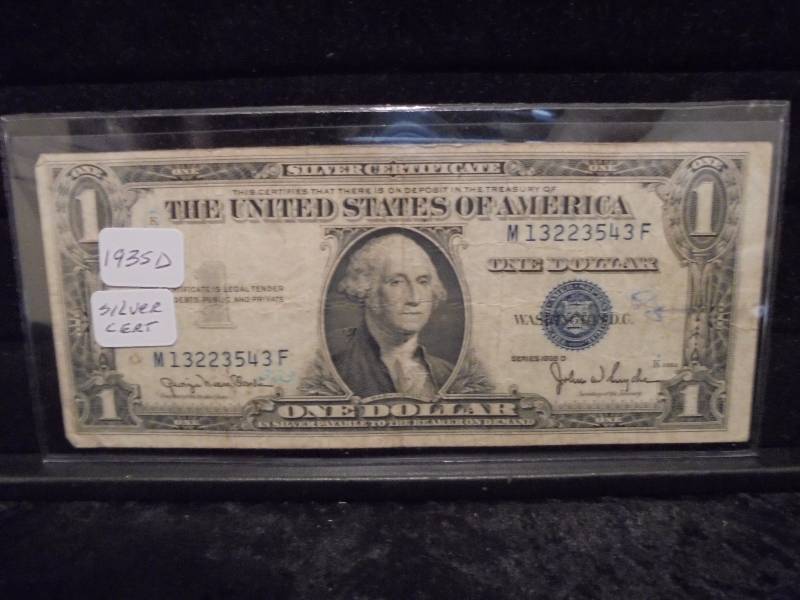 1935D $1 Silver Certificate