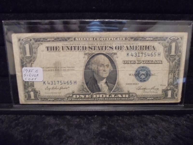 1935E $1 Silver Certificate