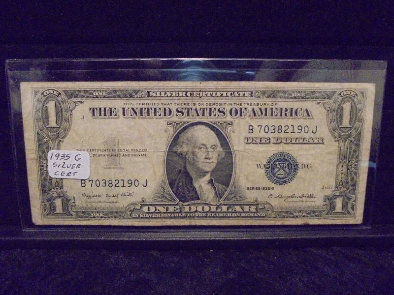 1935G $1 Silver Certificate